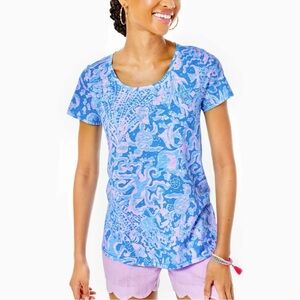 Lilly Pulitzer Etta Scoop T-Shirt Medium